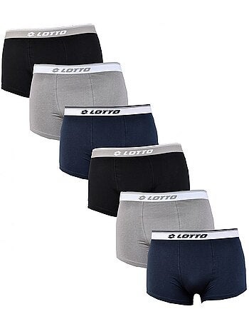 Boxer LOTTO per Uomo 100% COTONE - Confezione da 6