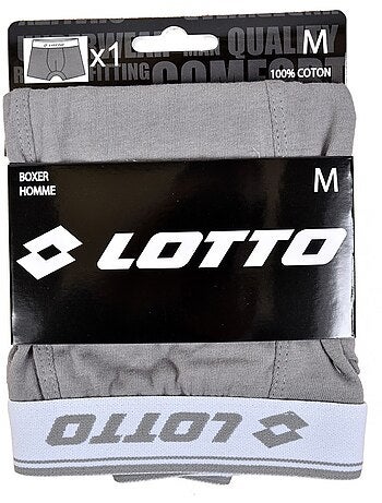 Boxer LOTTO per Uomo 100% COTONE - Confezione da 6