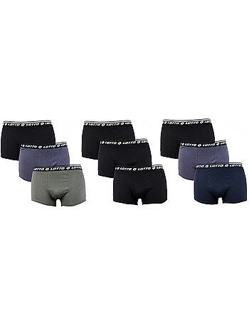 Boxer LOTTO per Uomo 100% COTONE - Confezione da 9