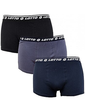 Boxer LOTTO per Uomo 100% COTONE - Confezione da 9