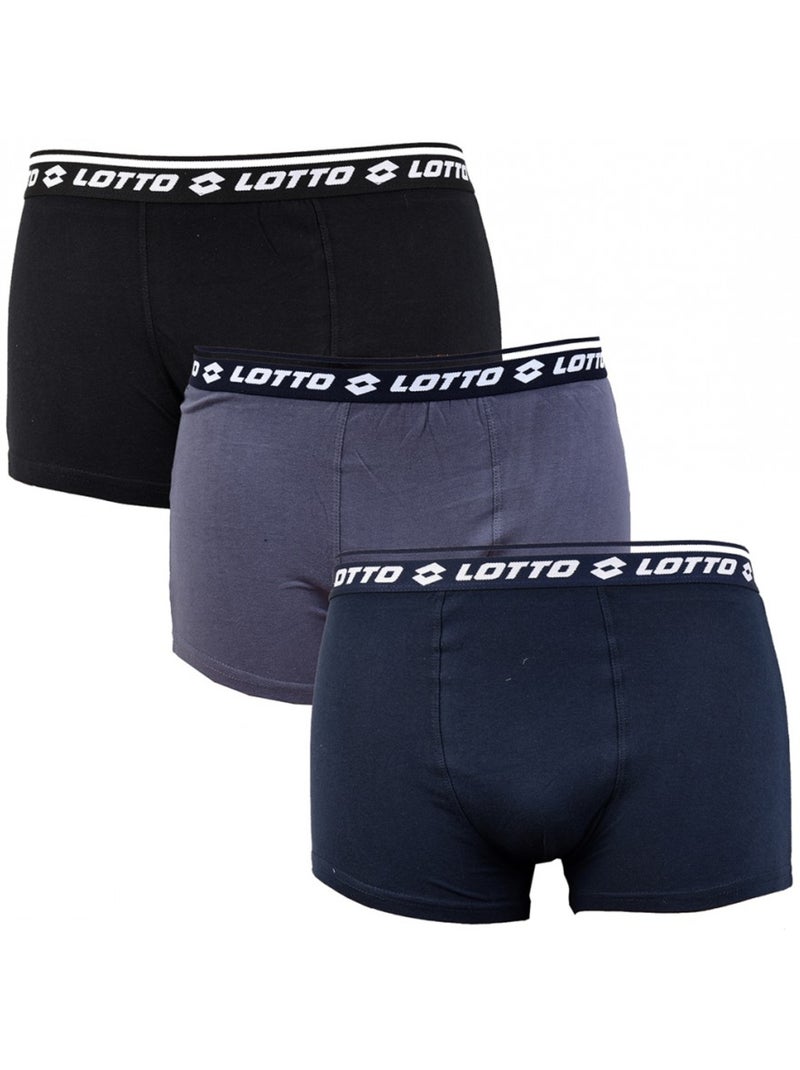 Boxer LOTTO per Uomo 100% COTONE - Confezione da 9 Dorato/Oro - Kiabi