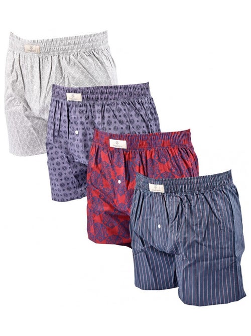 Boxer Lungo CXL BY LACROIX X4 - Confezione da 4 - Kiabi