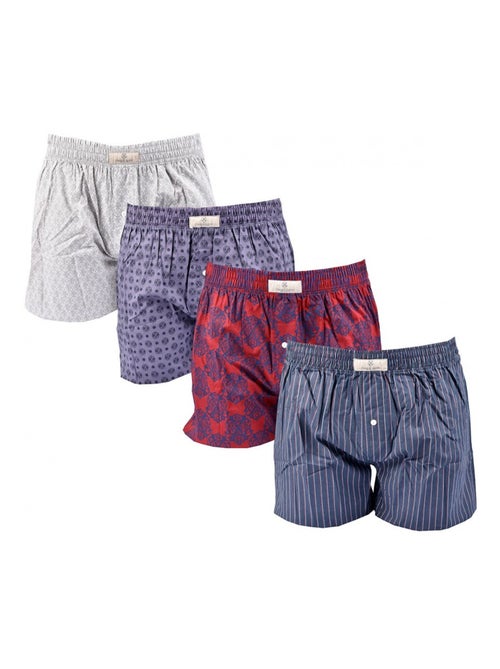 Boxer Lungo CXL BY LACROIX X4 - Confezione da 4 - Kiabi