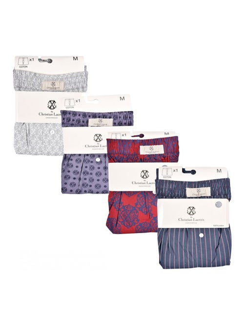 Boxer Lungo CXL BY LACROIX X4 - Confezione da 4 - Kiabi