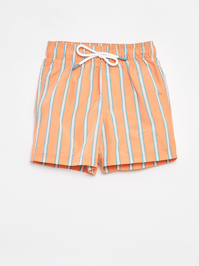 Boxer mare a righe ARANCIONE - Kiabi