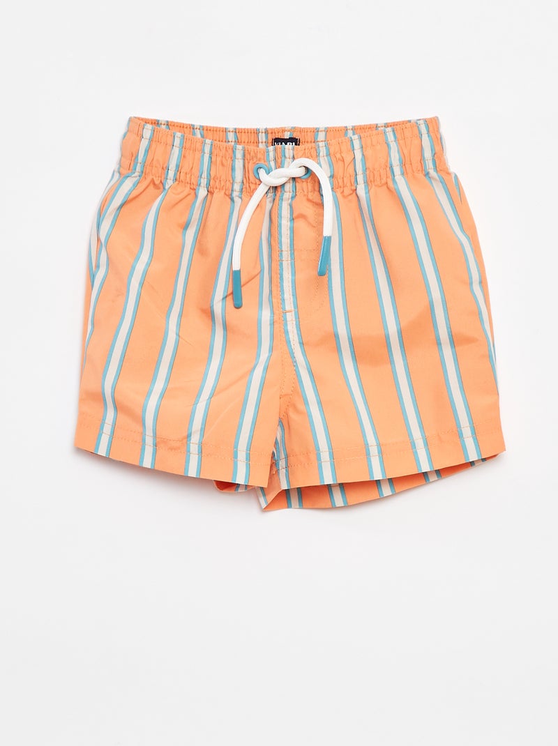 Boxer mare a righe ARANCIONE - Kiabi