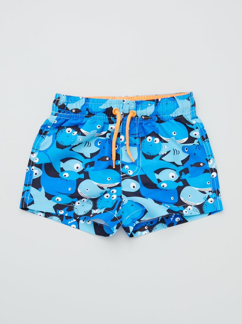 Boxer mare stampa 'pesce' BLU - Kiabi