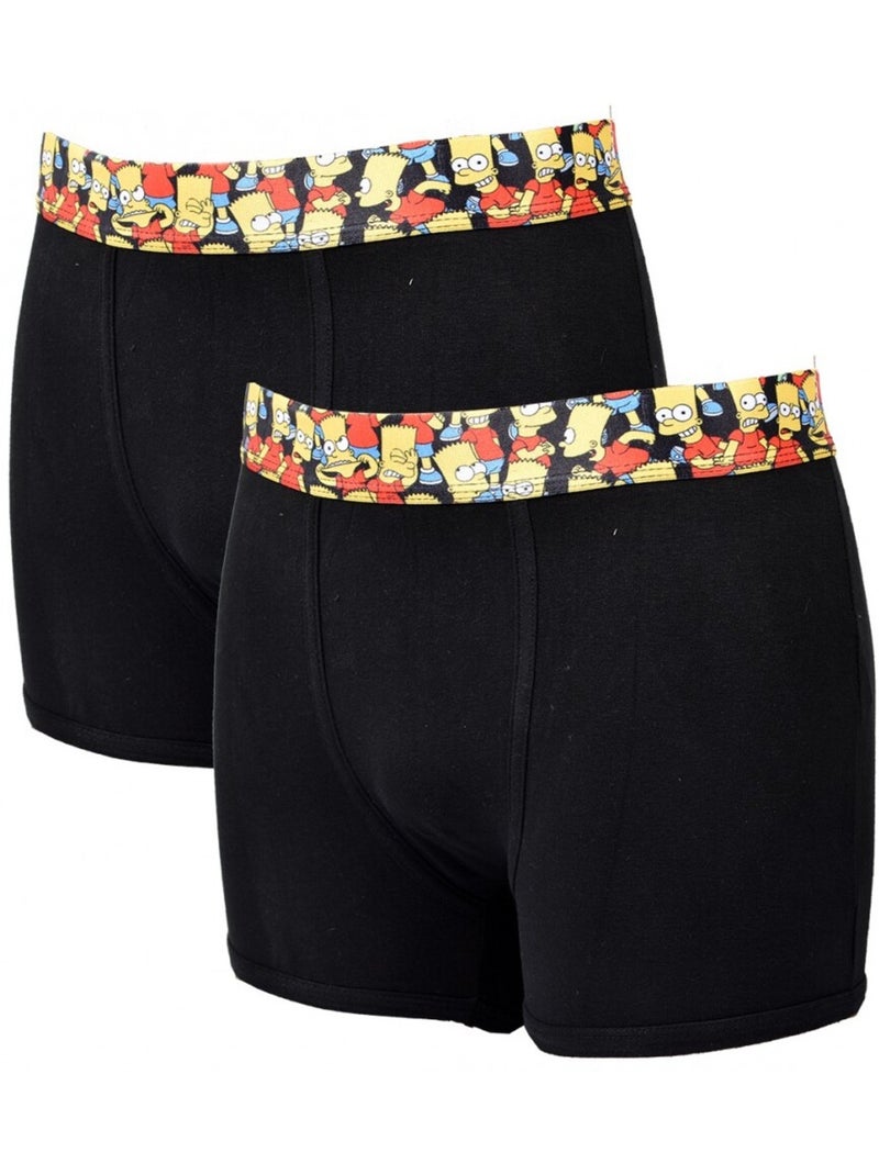 Boxer NO PUBLIK Featuring Simpsons - Confezione da 2 Nero - Kiabi