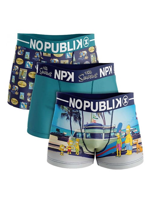 Boxer NO PUBLIK Featuring Simpsons - Confezione da 3 - Kiabi