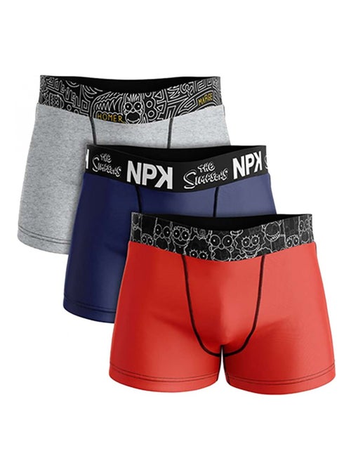 Boxer NO PUBLIK Featuring Simpsons - Confezione da 3 - Kiabi
