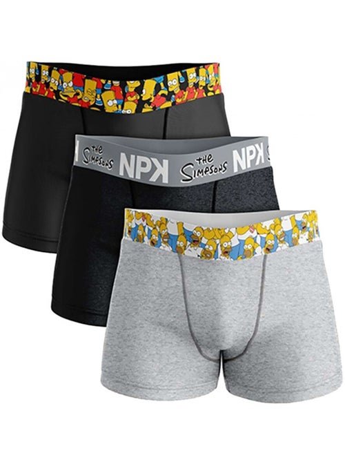 Boxer NO PUBLIK Featuring Simpsons - Confezione da 3 - Kiabi