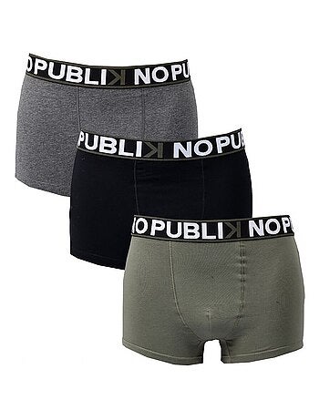 Boxer NO PUBLIK in Cotone - Confezione da 3