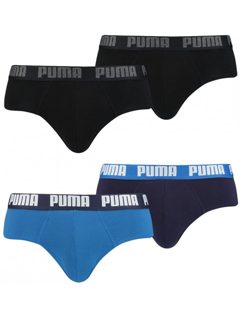 Boxer PUMA per Uomo Qualità e Comfort - Assortimento modelli foto secondo arrivi - Confezione da 4 Multicolore - Kiabi