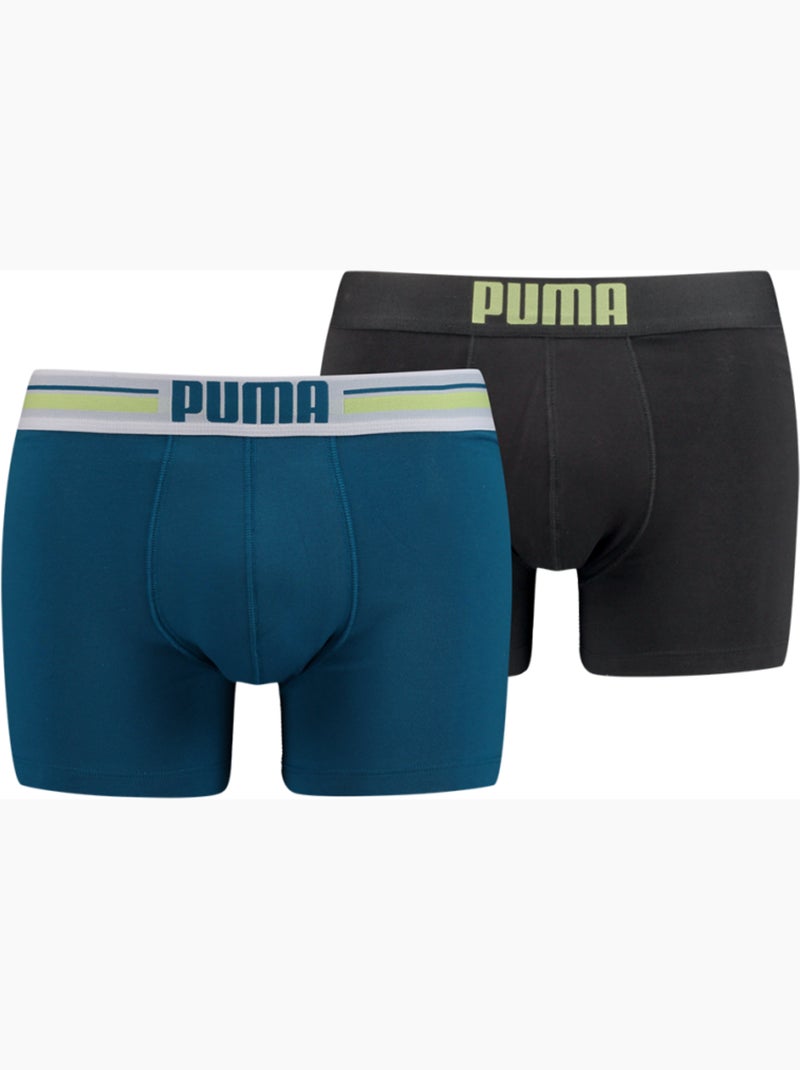 Boxer PUMA per Uomo Qualità e Comfort - Assortimento modelli secondo arrivi - Confezione da 2 Multicolore - Kiabi