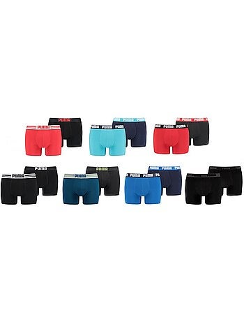 Boxer PUMA per Uomo Qualità e Comfort - Assortimento modelli secondo disponibilità - Confezione da 6