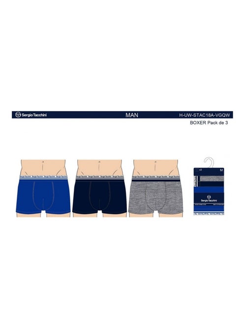 Boxer SERGIO TACCHINI - Confezione da 3 - Kiabi