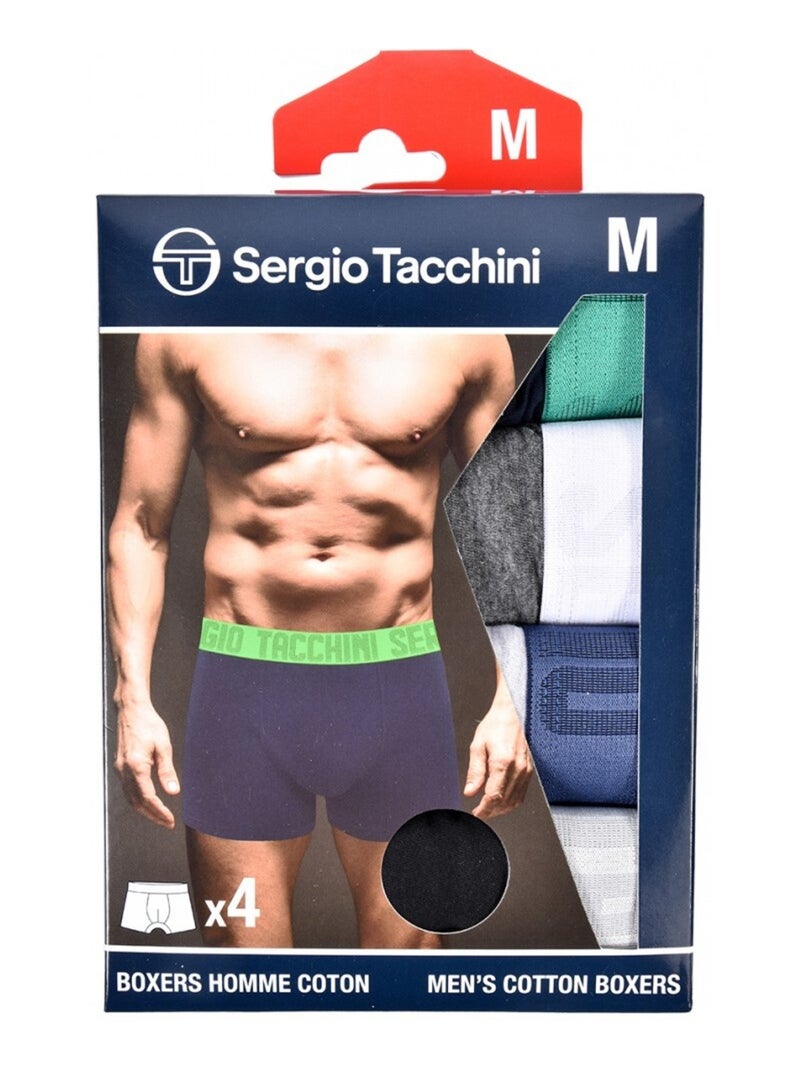 Boxer SERGIO TACCHINI - Confezione da 4 Multicolore - Kiabi
