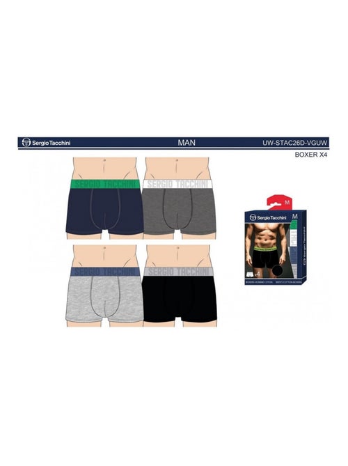Boxer SERGIO TACCHINI - Confezione da 4 - Kiabi
