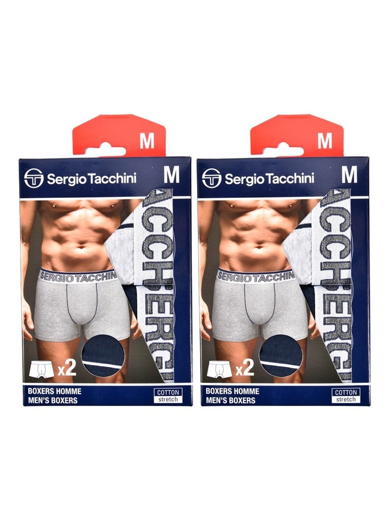 Boxer SERGIO TACCHINI - Confezione da 4 Multicolore - Kiabi