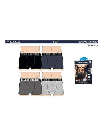 Boxer SERGIO TACCHINI - Confezione da 4