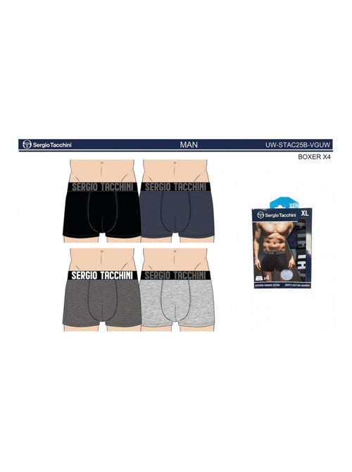 Boxer SERGIO TACCHINI - Confezione da 4 - Kiabi