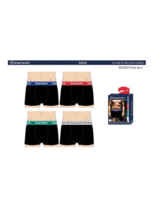 Boxer SERGIO TACCHINI - Confezione da 4 - Kiabi