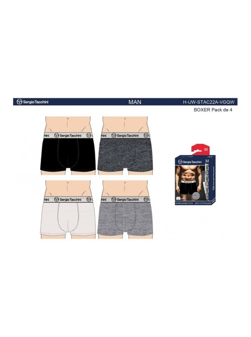 Boxer SERGIO TACCHINI - Confezione da 4 - Kiabi
