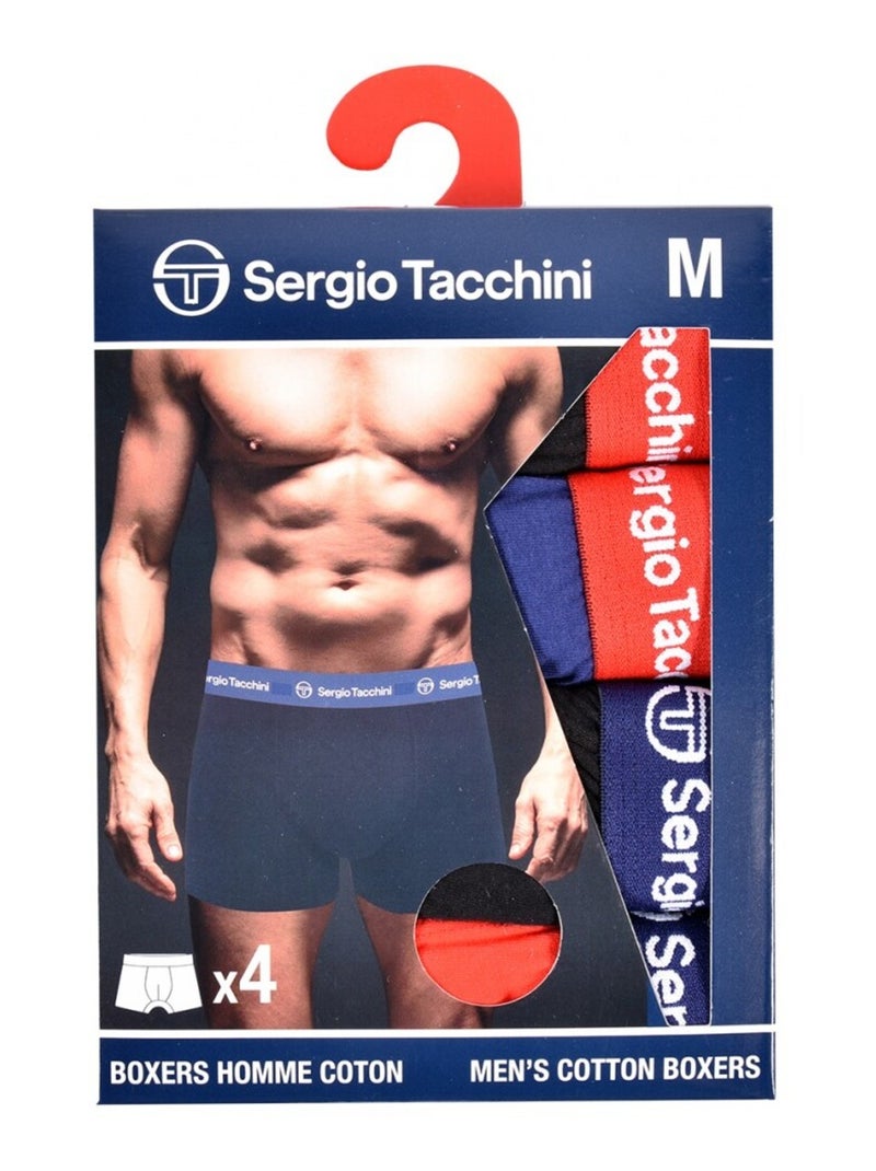 Boxer SERGIO TACCHINI - Confezione da 4 Multicolore - Kiabi