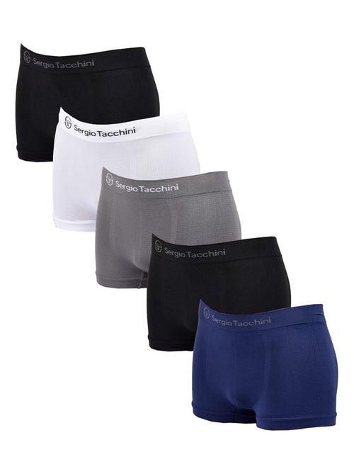 Boxer SERGIO TACCHINI Senza Cuciture Confezione da 5 - Kiabi Boxer SERGIO TACCHINI Senza Cuciture Confezione da 5 - Kiabi