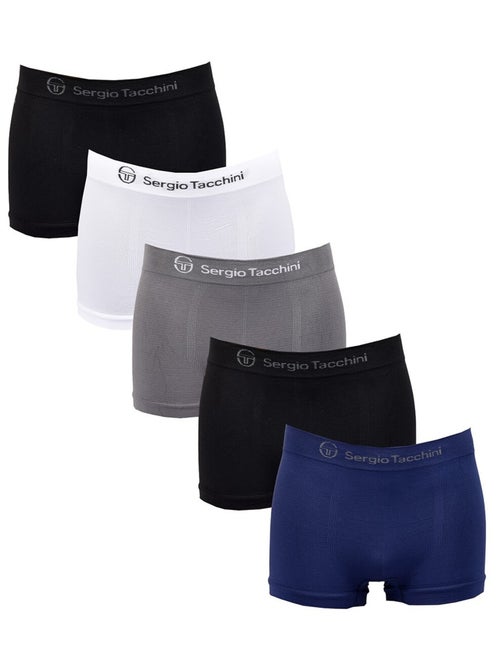 Boxer SERGIO TACCHINI Senza Cuciture Confezione da 5 - Kiabi Boxer SERGIO TACCHINI Senza Cuciture Confezione da 5 - Kiabi