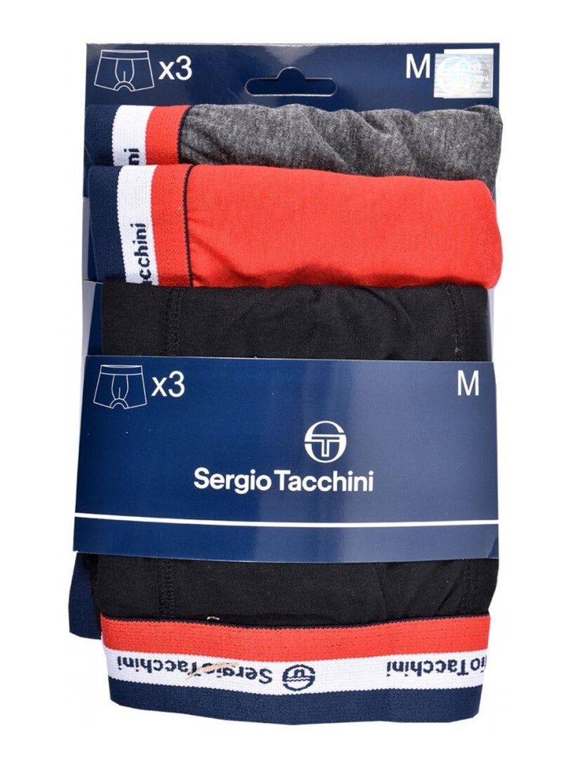 Boxer SERGIO TACCHINI X3 - Confezione da 3 Multicolore - Kiabi