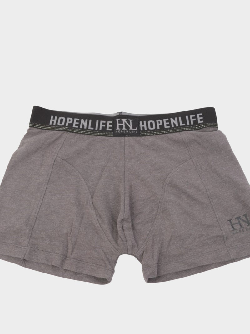 Boxer, set di 2 colori Blu grigio - Kiabi