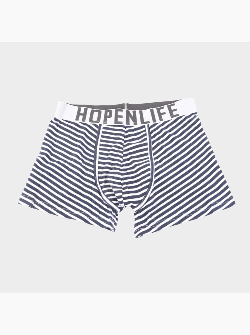 Boxer, set di 2 colori Blu grigio - Kiabi