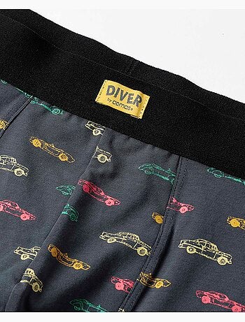 Boxer slip da uomo DIVER Cars (scatola da 2 unità)