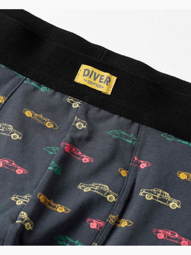 Boxer slip da uomo DIVER Cars (scatola da 2 unità) Multicolore - Kiabi