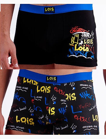 Boxer slip graffiti da uomo LOIS (scatola da 2)