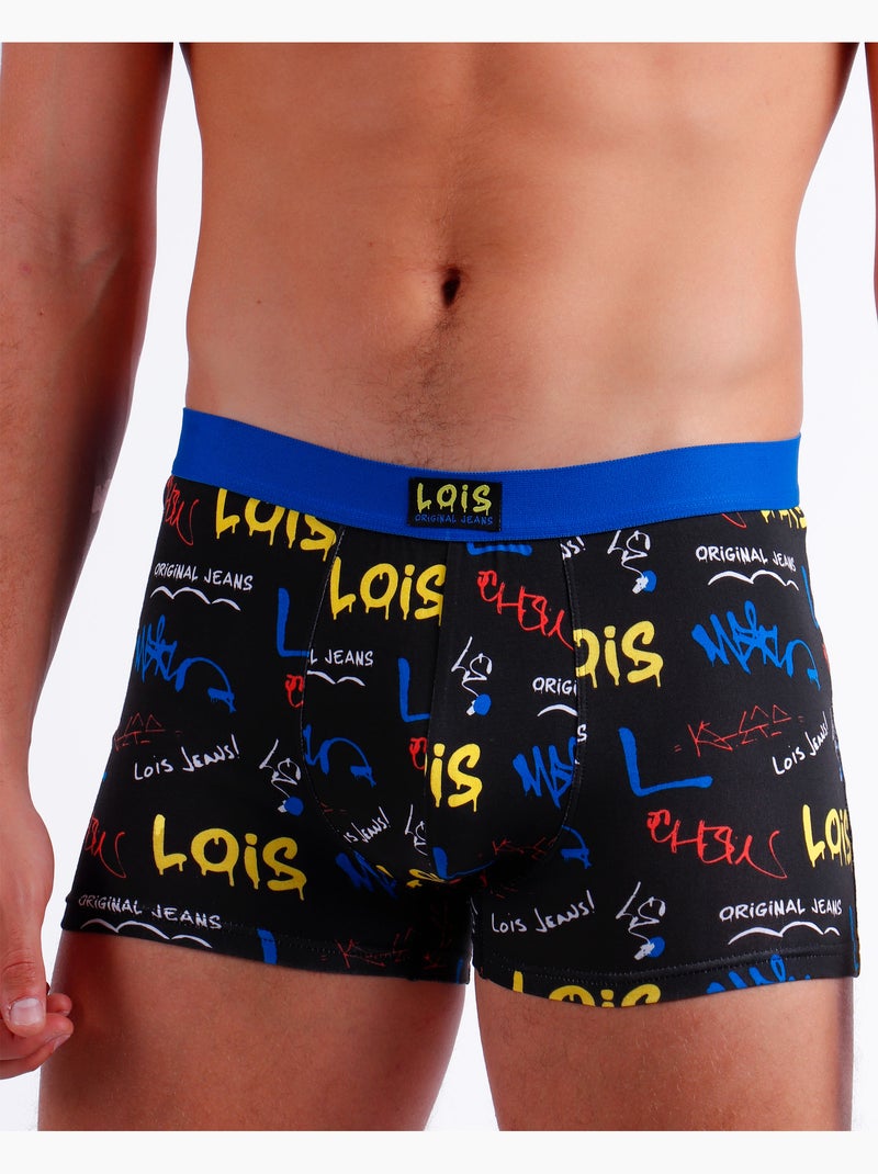 Boxer slip graffiti da uomo LOIS (scatola da 2) Multicolore - Kiabi