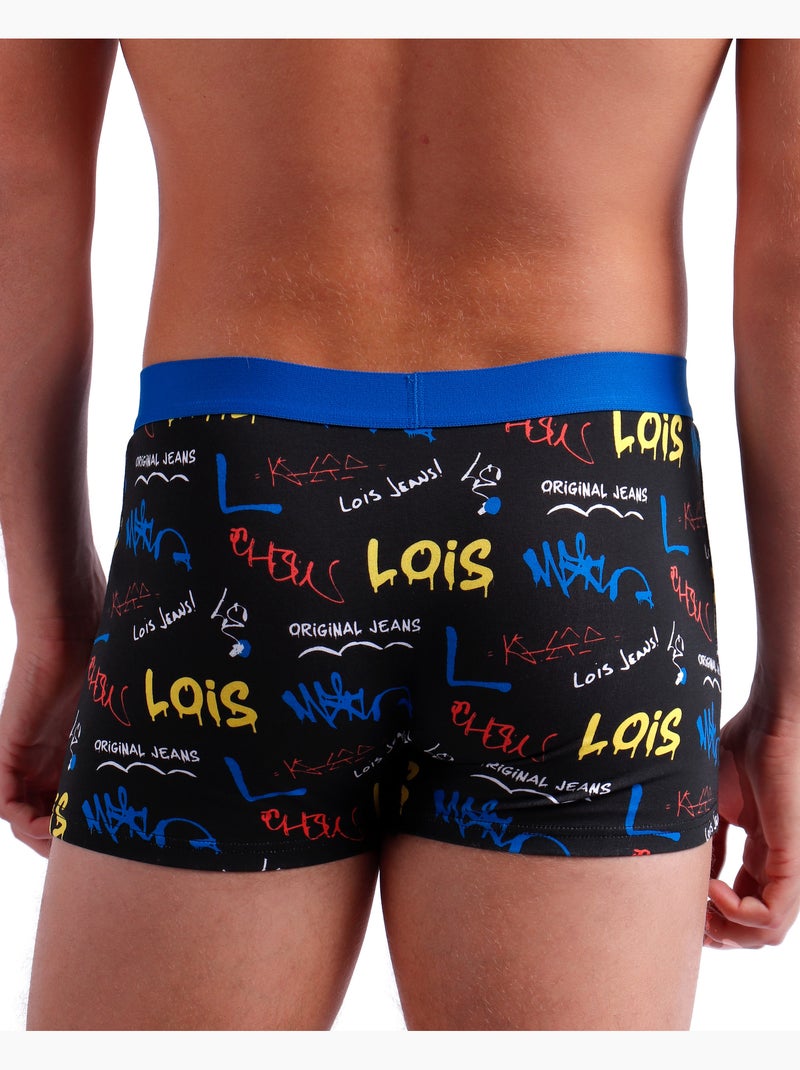 Boxer slip graffiti da uomo LOIS (scatola da 2) Multicolore - Kiabi