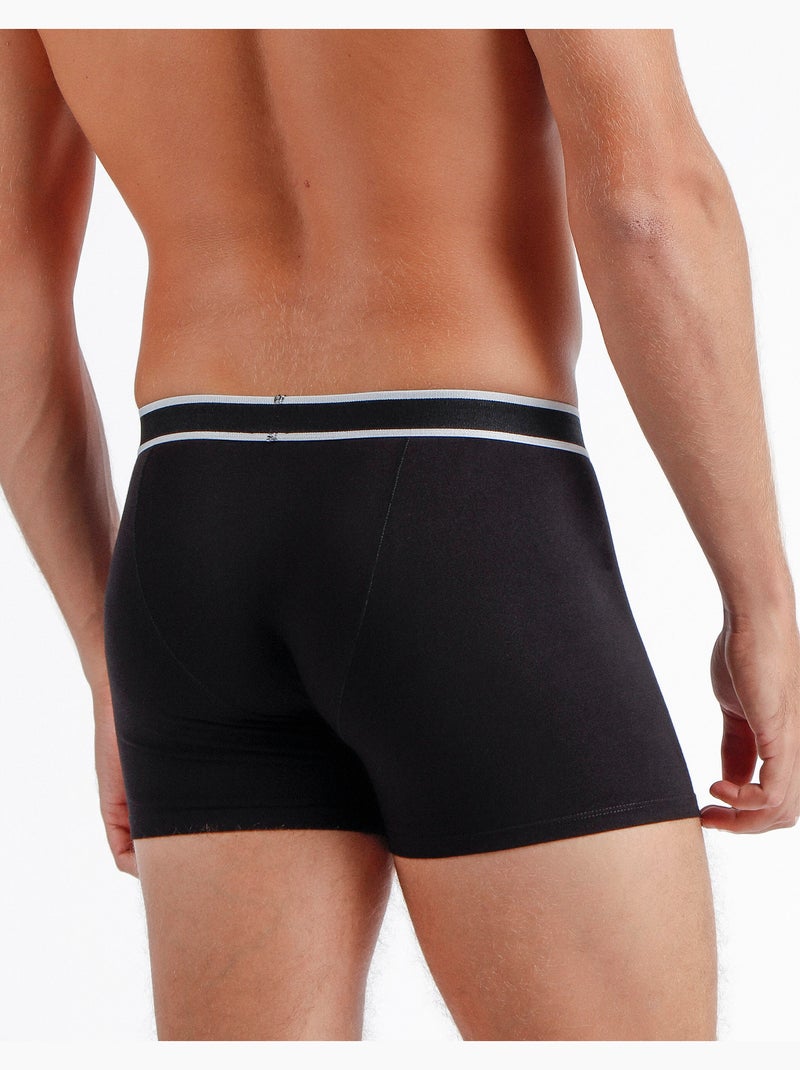 Boxer slip morbidi e caldi da uomo ADMAS Nero - Kiabi