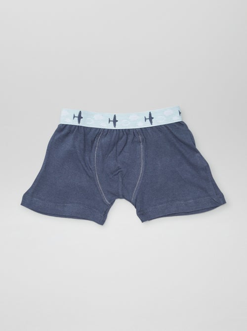 Boxer tinta unita - set di 3 - Kiabi