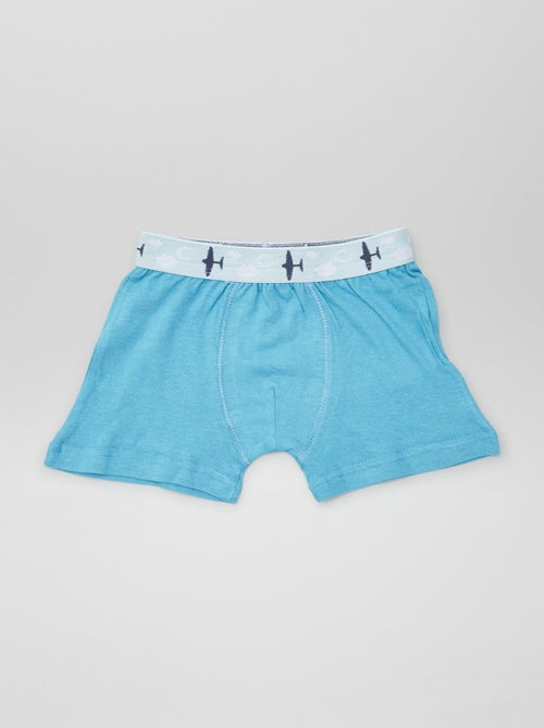 Boxer tinta unita - set di 3 - Kiabi
