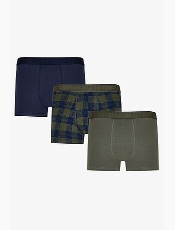 Boxer uomo a quadri penti