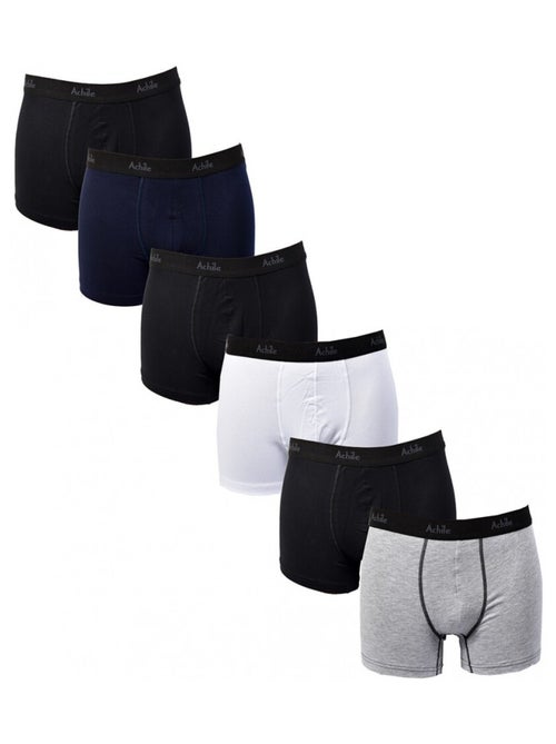 Boxer Uomo ACHILE Ultra Comfort Qualità Francese - Confezione da 6 - Kiabi