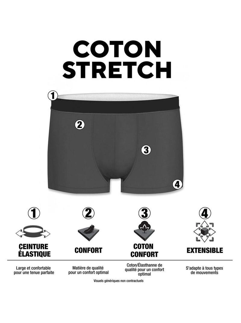 Boxer Uomo Airness - Confezione da 3 Nero - Kiabi