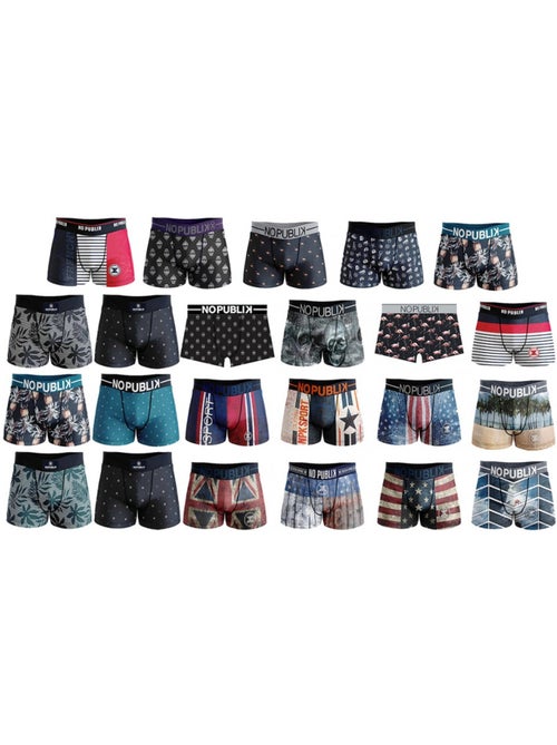 Boxer Uomo Comfort e Fantasia in Microfibra - Confezione da 3 - Kiabi Boxer Uomo Comfort e Fantasia in Microfibra - Confezione da 3 - Kiabi
