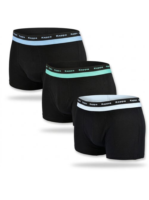 Boxer uomo confezione da 3 KAPPA cotone cintura elastica - Kiabi Boxer uomo confezione da 3 KAPPA cotone cintura elastica - Kiabi