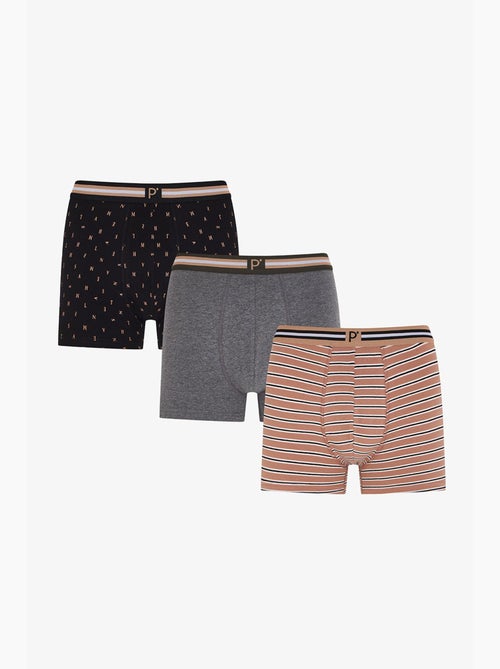 Boxer uomo ember a righe penti - Kiabi