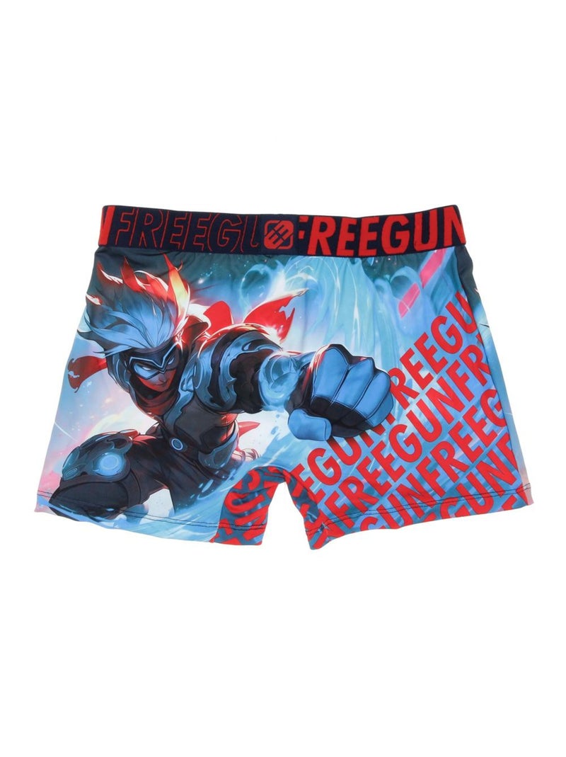 Boxer Uomo Freegun con Stampe Rosso - Kiabi