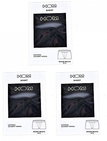 Boxer uomo HOM Comfort e Qualità Superiore - Confezione da 3