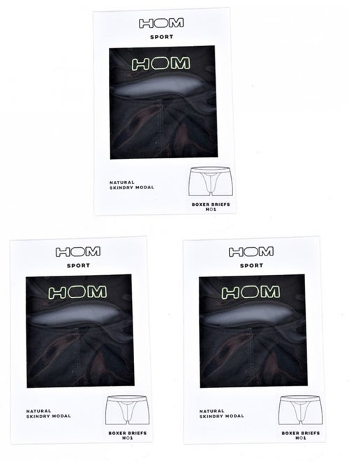 Boxer uomo HOM Comfort e Qualità Superiore - Confezione da 3 - Kiabi Boxer uomo HOM Comfort e Qualità Superiore - Confezione da 3 - Kiabi